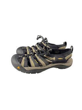 Keen Mens Newport H2 Closed-Toe Sandals Black/Beige Size 11.5 Durable